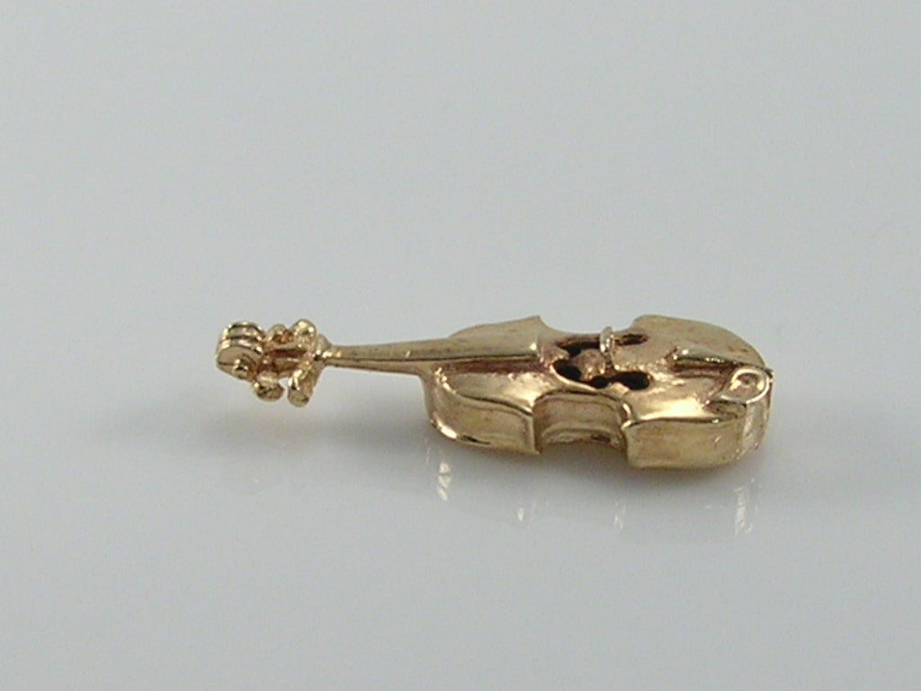 Vintage 9ct Gold Violin in Violin Case Charm H/MK 1973