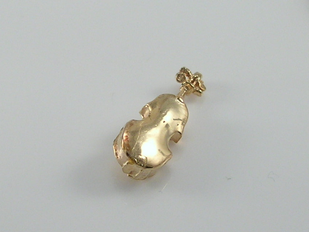 Vintage 9ct Gold Violin in Violin Case Charm H/MK 1973